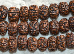 rudraksha beads detail