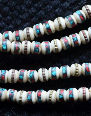 bone disks with inlay detail